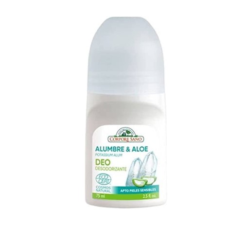 DESODORANTE DE ALUMBRE Y ALOE ROLL-ON  (75 ml)