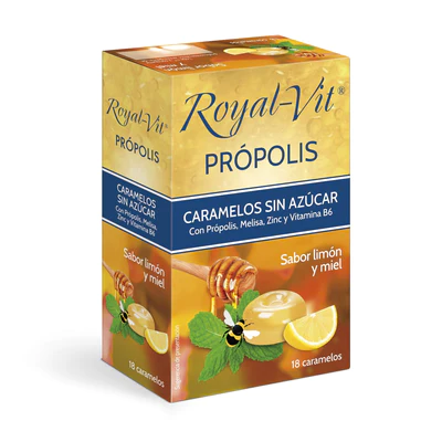 ROYAL-VIT CARAMELOS PRPOLIS SIN AZCAR  (18 caramelos)