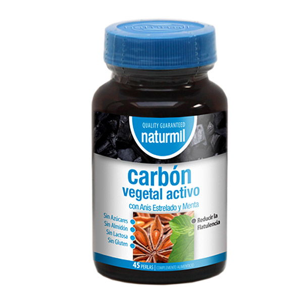 NATURMIL - CARBN VEGETAL ACTIVO (45 perlas)