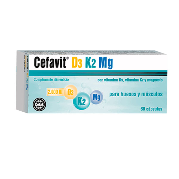 CEFAVIT D3 K2 MG (60 cpsulas)