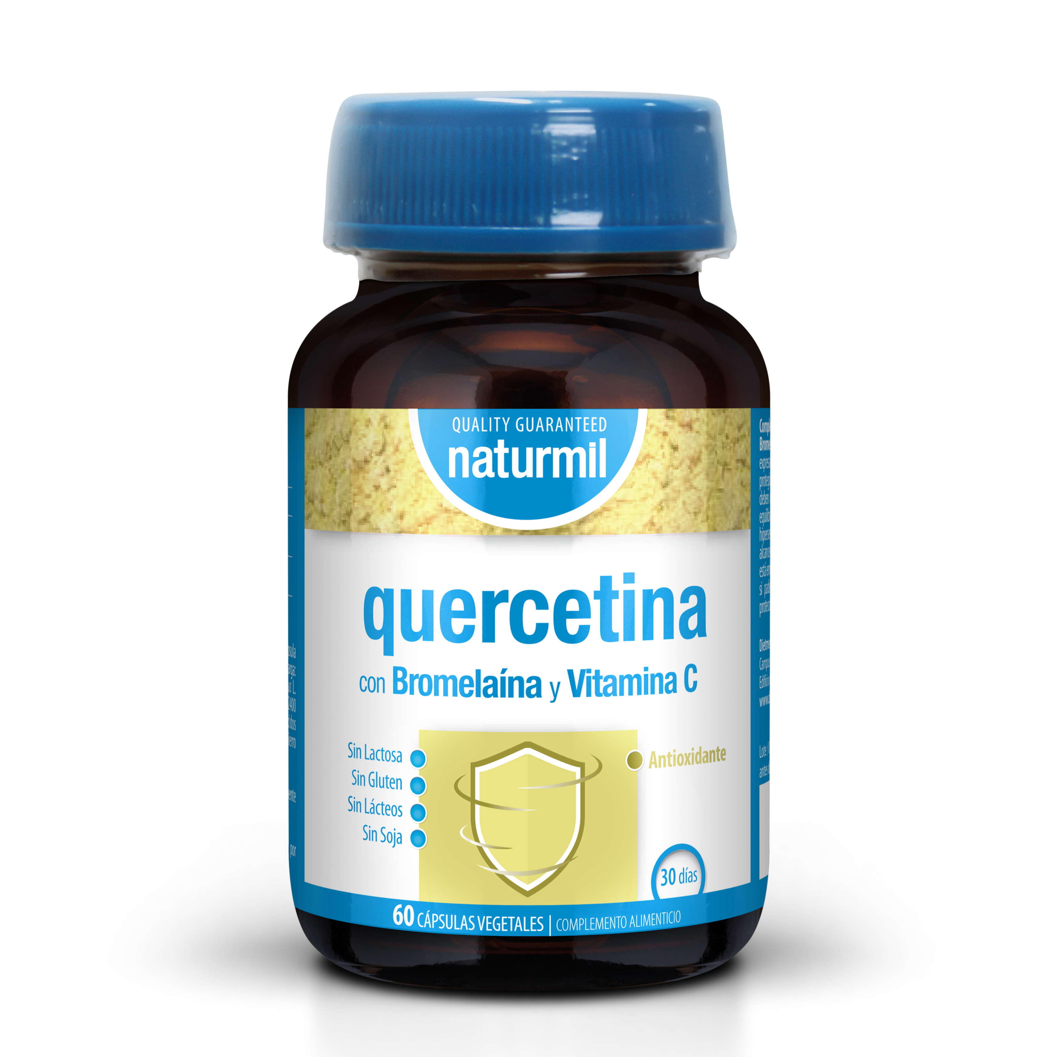 QUERCETINA con Bromelaína y Vitamina C (60 cápsulas)