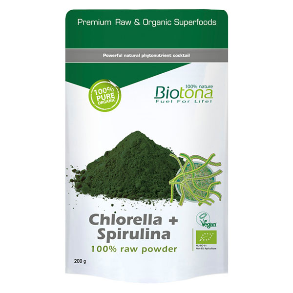 CHLORELLA + SPIRULINA bio (200 g)