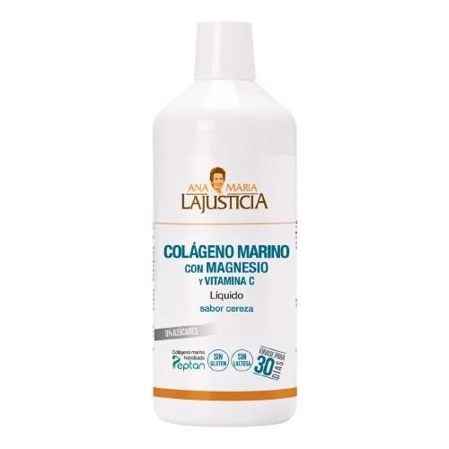 COLÁGENO MARINO CON MAGNESIO Y VITAMINA C sabor cereza (1 L)