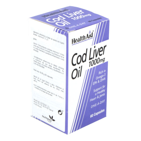 COD LIVER OIL- Aceite de hgado de bacalao (60 cpsulas)