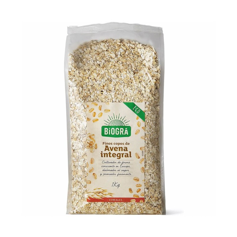 COPOS DE AVENA INTEGRALES FINOS bio (1 kg)