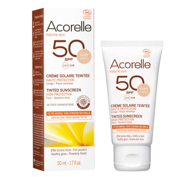 Crema SOLAR SPF 50 facial CON COLOR LIGHT (50 ml)