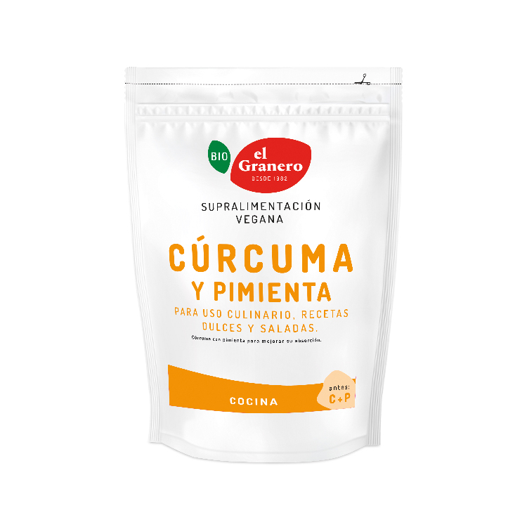 CRCUMA y PIMIENTA BIO (200 gr.)