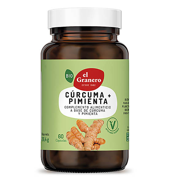 CURCUMA + PIMIENTA bio (60 cpsulas)