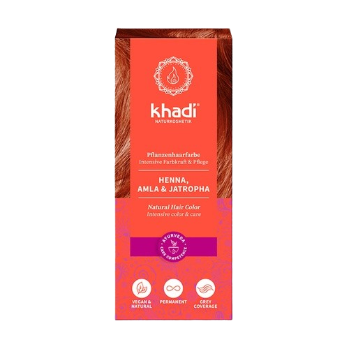 KHADI HENNA , AMLA Y JATROPHA (100 g)