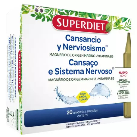 VITAMINA B6+MAGNESIO MARINO (20 ampollas)