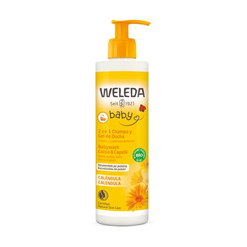 CHAMP Y GEL DE DUCHA DE CALNDULA para beb (200 ml.) 