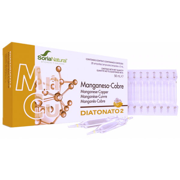 DIATONATO-2 (Manganeso - Cobre) (28 ampollas)