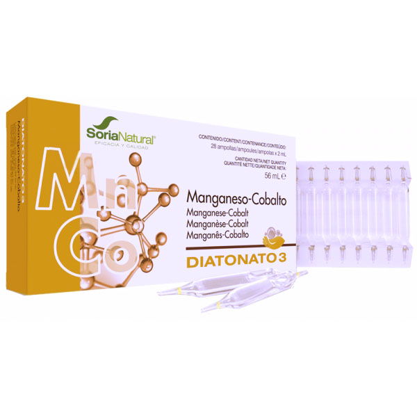 DIATONATO-3 (Manganeso - Cobalto)(28 ampollas)