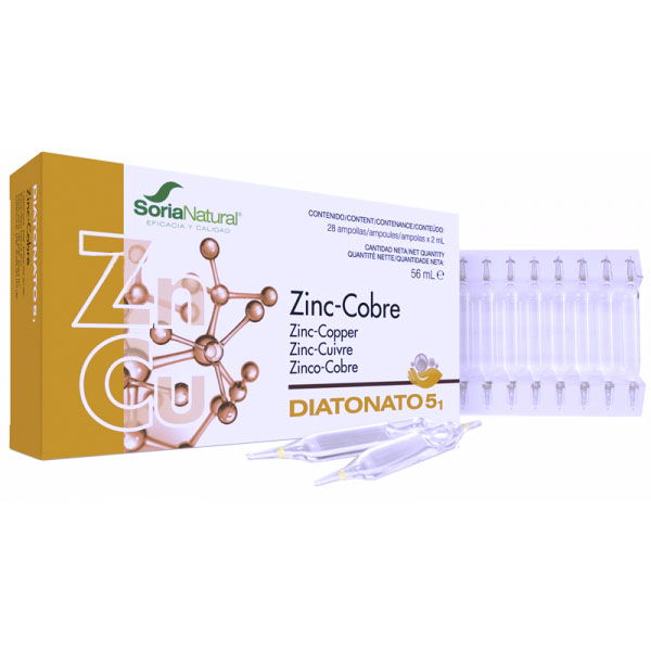 DIATONATO-5/1 (Zinc-Cobre)(28 ampollas)