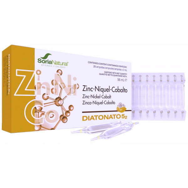 DIATONATO-5/2 (Zinc-Niquel-Cobalto)(28 ampollas)