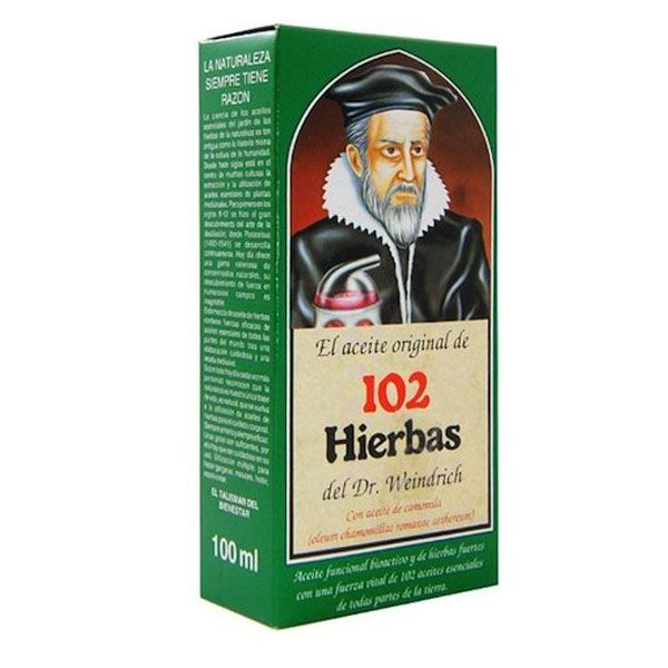 ACEITE de 102 HIERBAS (100 ml.)