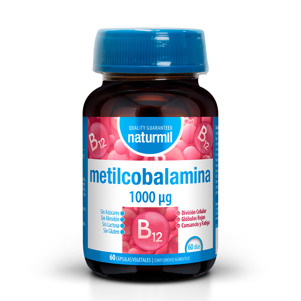 NATURMIL- METILCOBALAMINA 1000 mcg (60 cápsulas)