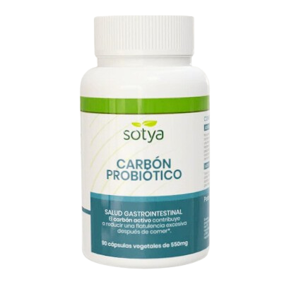 CARBN VEGETAL  con Probiticos (90 cpsulas)