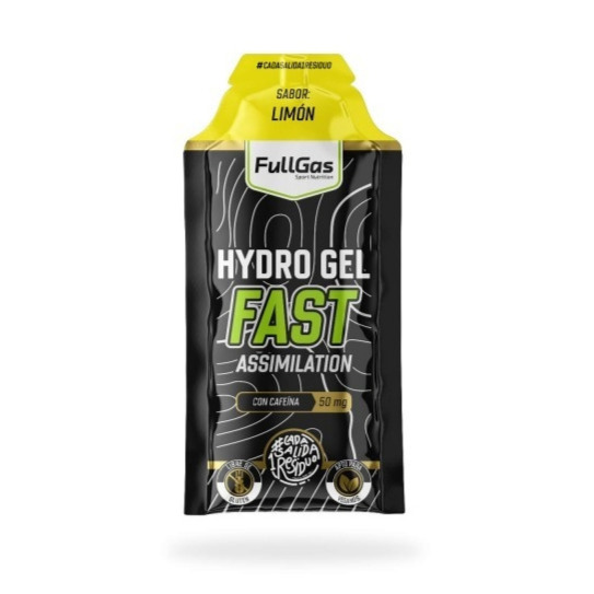 HYDRO GEL FAST con cafeína SABOR LIMÓN (50 g)