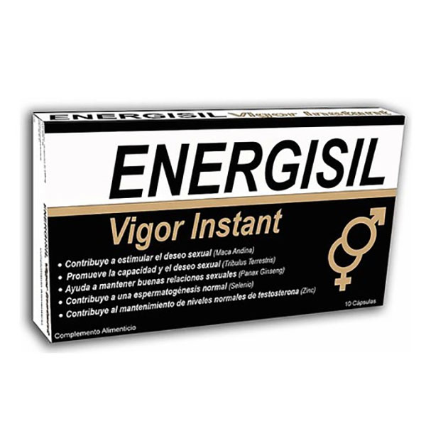 Energisil Vigor Instant 10 Cápsulas - Energizante sexual para hombres y  mujeres