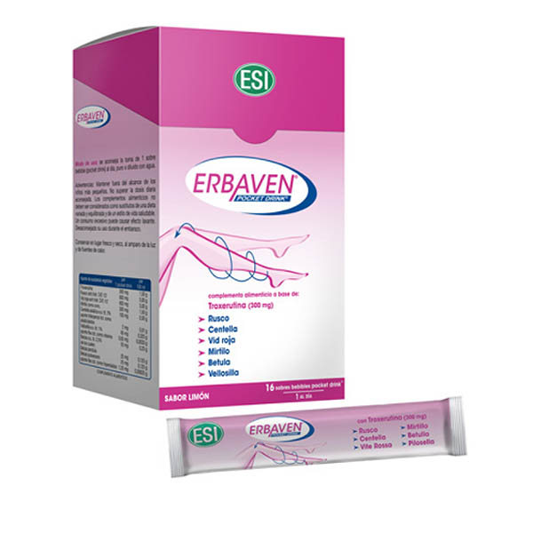 ERBAVEN POCKET DRINK (16 sobres)