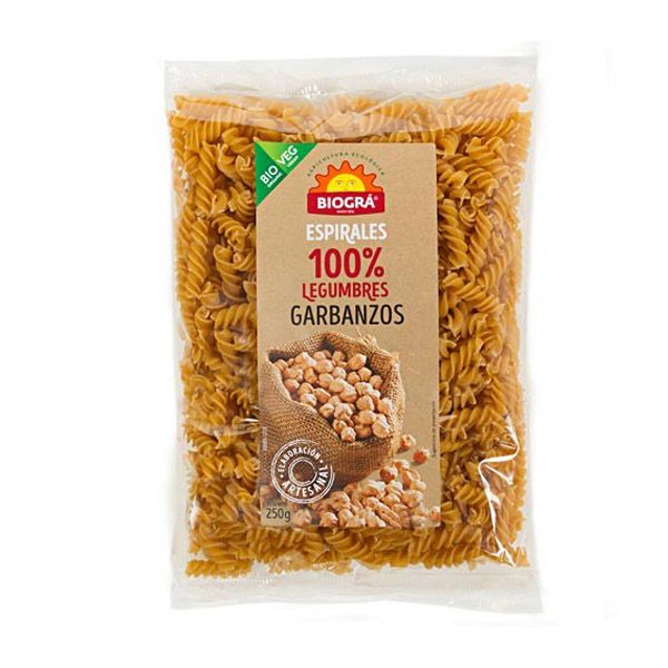 Espirales de GARBANZOS bio (250 g)