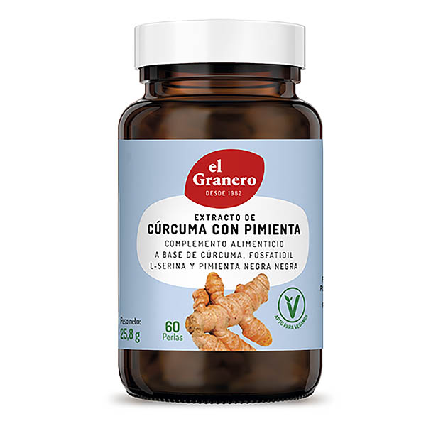 EXTRACTO DE CURCUMA + PIMIENTA (60 perlas)