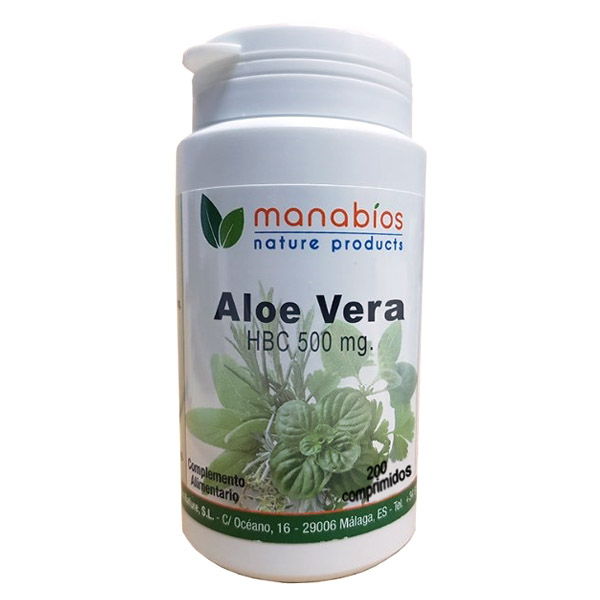 ALOE VERA HBC 500 mg.  (200 comprimidos)