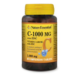 VITAMINA C-1000 mg + ZINC (60 comprimidos)