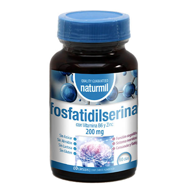 NATURMIL - FOSFATIDILSERINA con vitamina B6 + zinc (60 cpsulas)