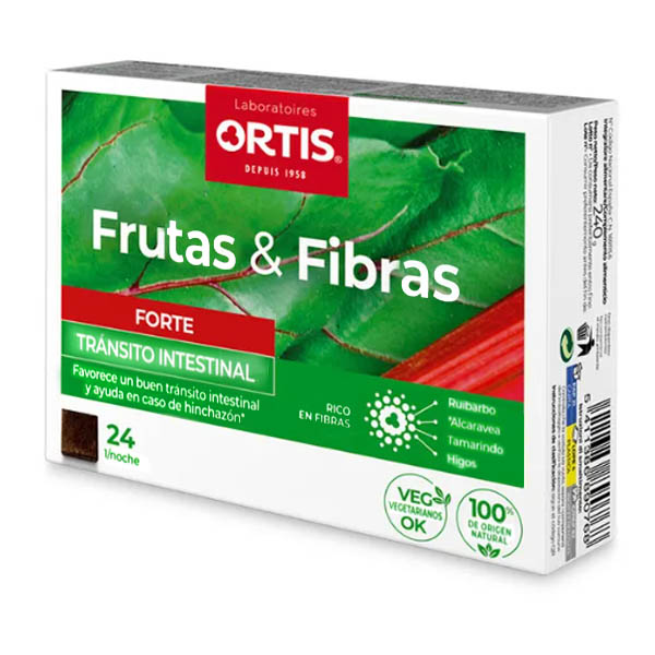 FRUTAS & FIBRAS FORTE (24 cubitos masticables)