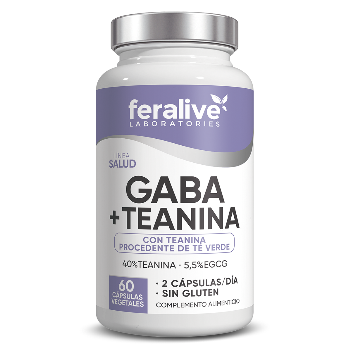 GABA + TEANINA (60 cápsulas)