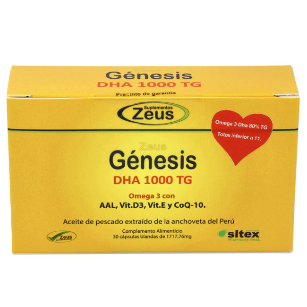 GNESIS DHA TG 1000 - Omega 3 (30 cpsulas)