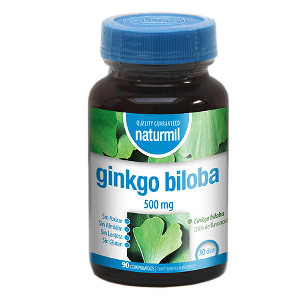 NATURMIL - GINKGO BILOBA 500 mg. (90 comprimidos)