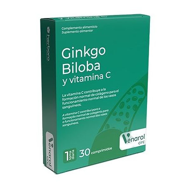 GINKGO BILOBA Y VITAMINA C (30 comprimidos)