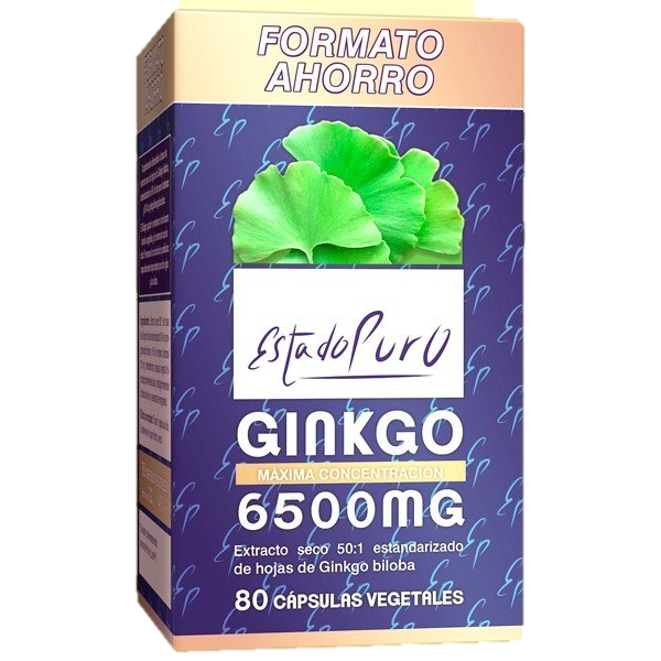 GINKGO BILOBA 6500 mg. (80 cpsulas)