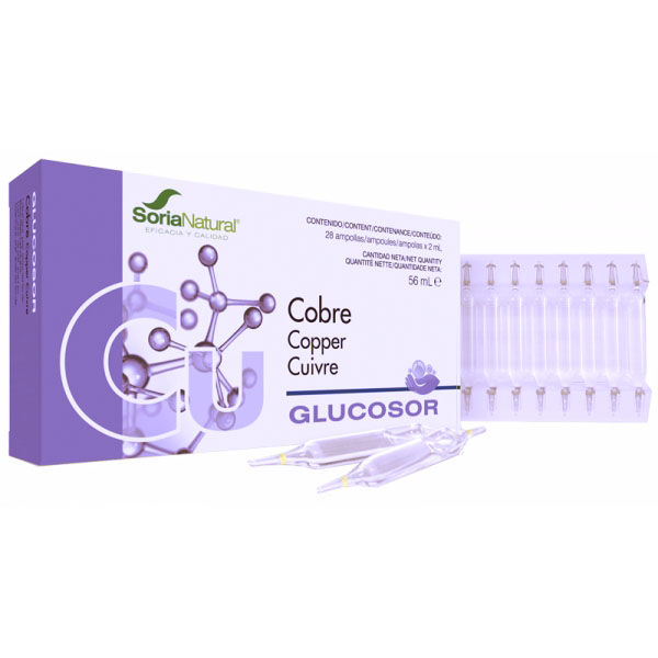 GLUCOSOR Cobre (28 ampollas)