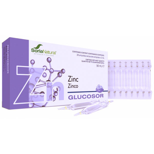 GLUCOSOR Zinc (28 ampollas)