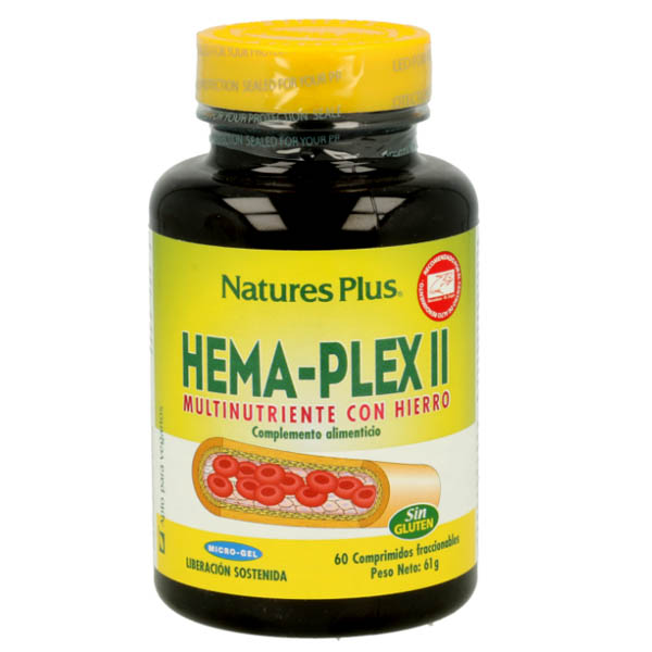 HEMA-PLEX II- hierro (60 comprimidos)