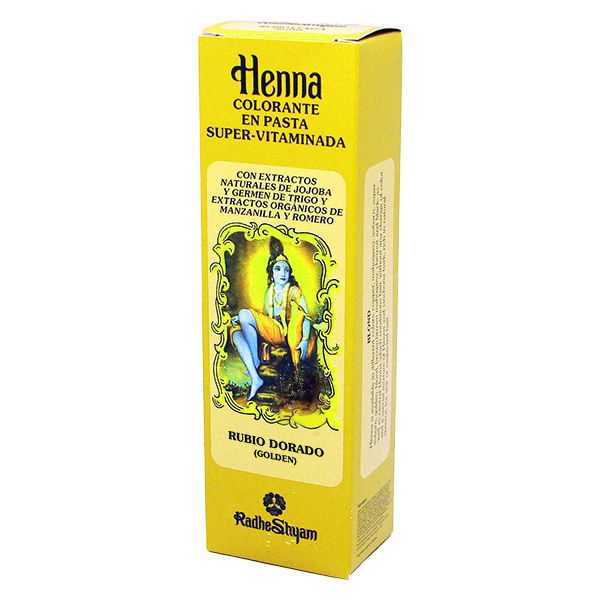 Henna pasta RUBIO DORADO (200 ml.)