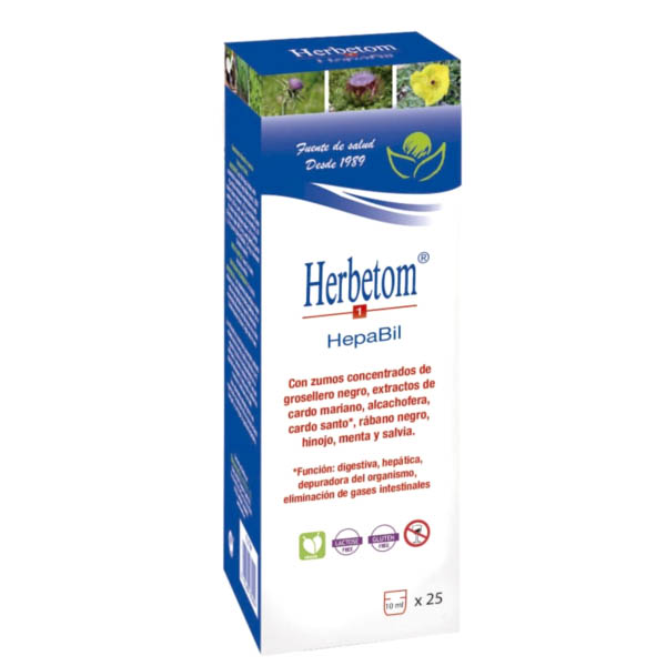 HERBETOM 1- HEPABIL Jarabe (250 ml)