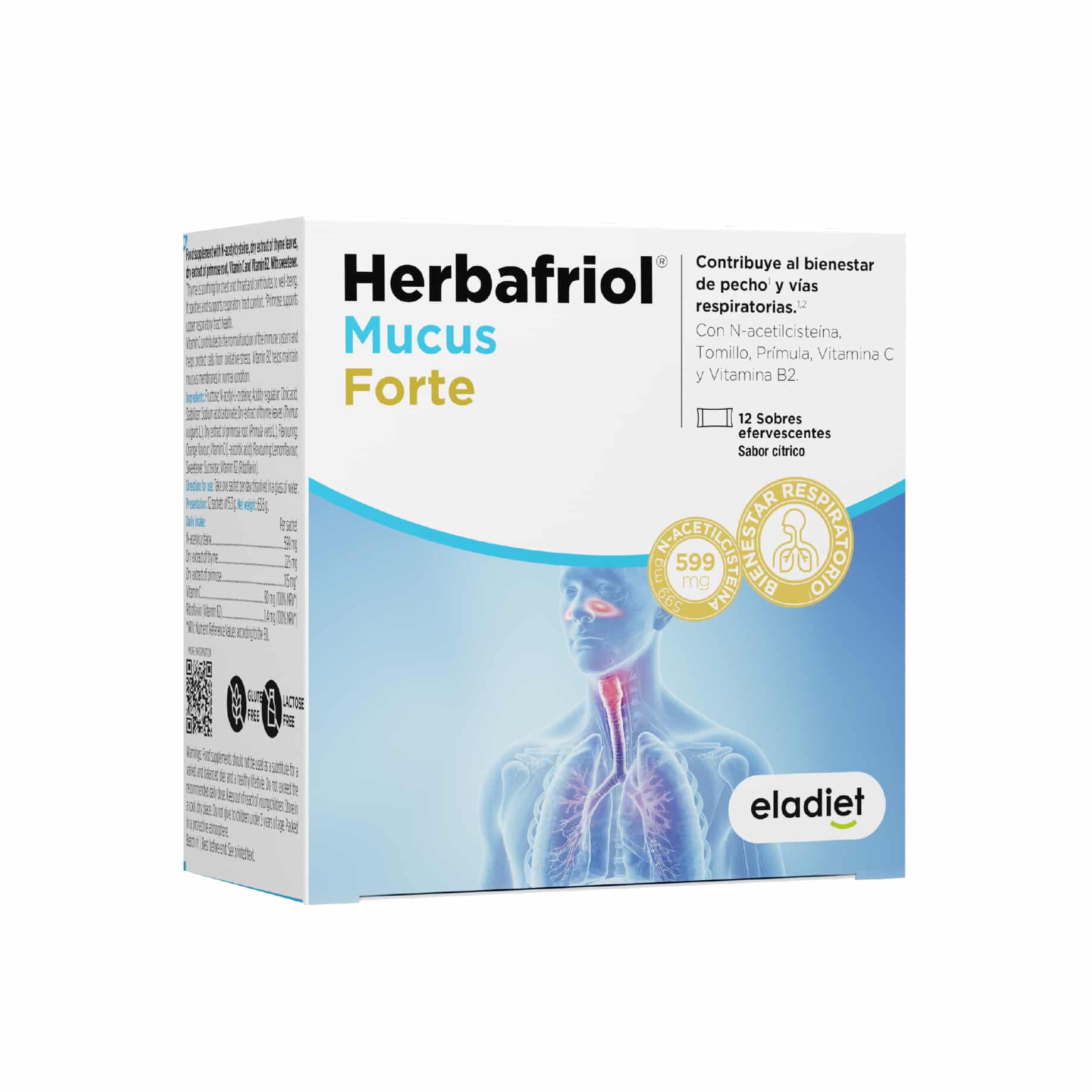 HERBAFRIOL MUCUS FORTE (12 sobres efervescentes)