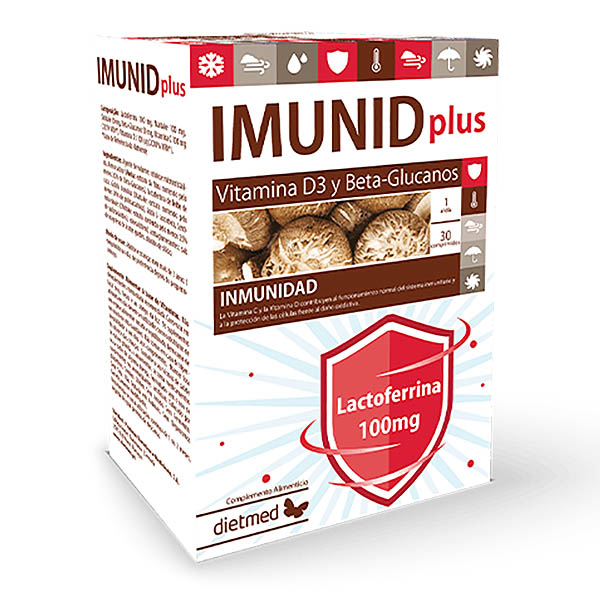 IMUNID PLUS + lactoferrina (30 comprimidos)