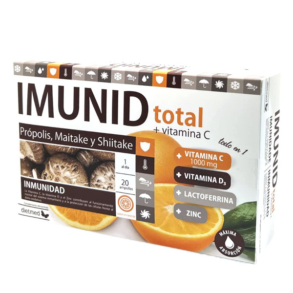 IMUNID TOTAL + vitamina C (20 viales)