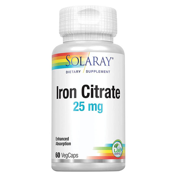 IRON CITRATE (HIERRO) 25 mg (60 cpsulas)