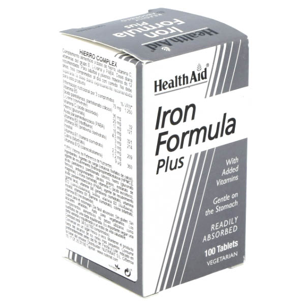 IRON FORMULA PLUS- HIERRO COMPLEX (100 comprimidos)