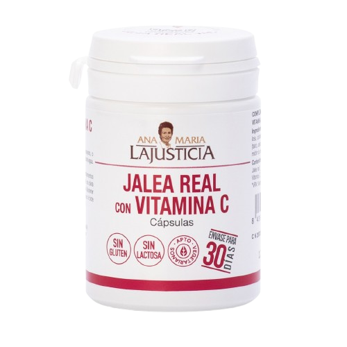 JALEA REAL CON VITAMINA C (60 cápsulas)