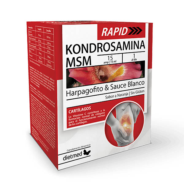 KONDROSAMINA MSM Rapid (15 ampollas)