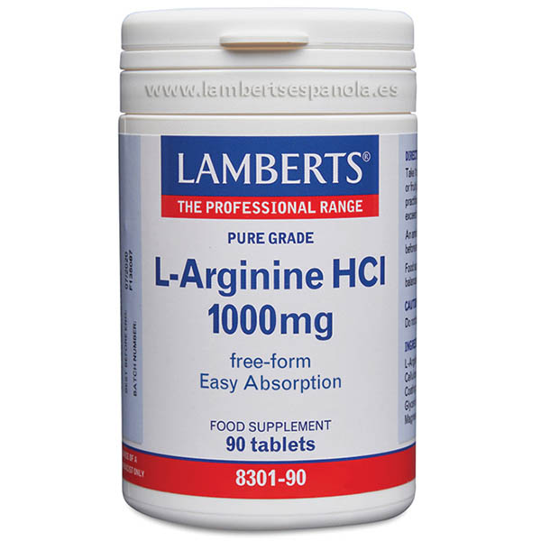 L-ARGININA HCI 1000 mg (90 comprimidos)