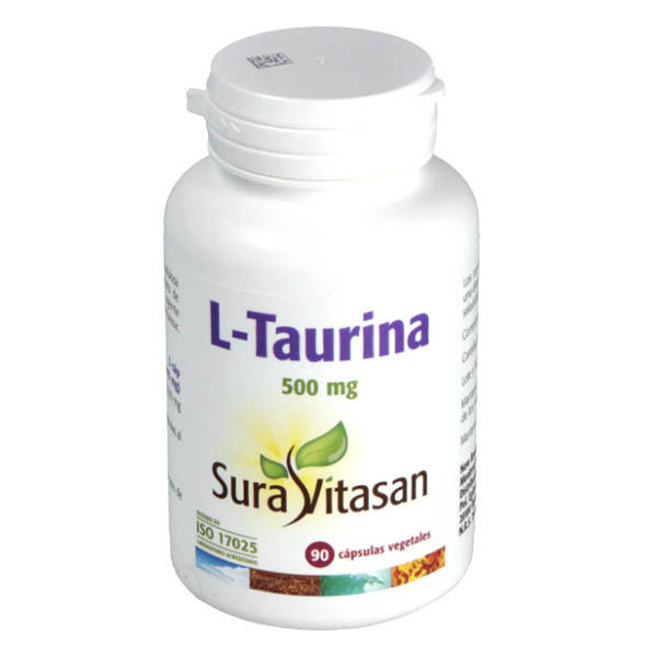 L-TAURINA 500 mg (90 cápsulas)
